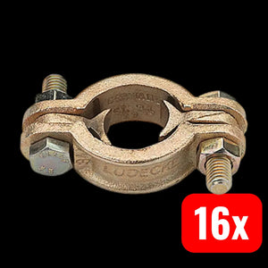 B-Ware Lüdecke Schlauchklemme Schelle Din20039 A Temperguss 3/4 19mm Ad 16 Stück