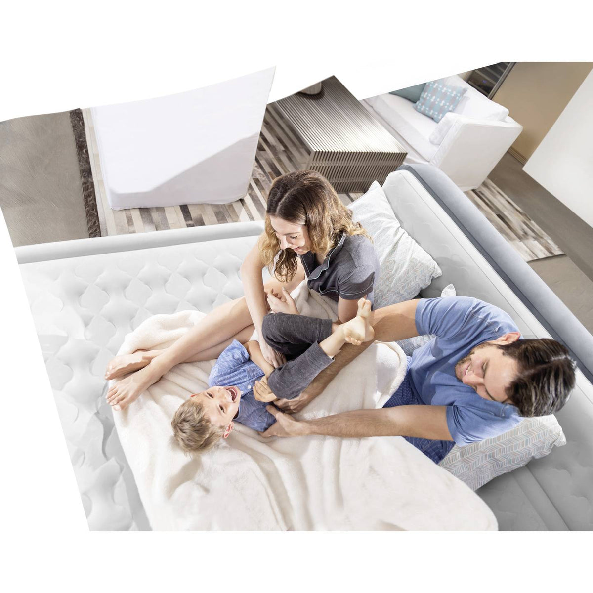 Intex Luftbett DuraBeam Queen UltraPlushHeadboard mit 220 V Pumpe DEFEKTWARE - 6941057422992
