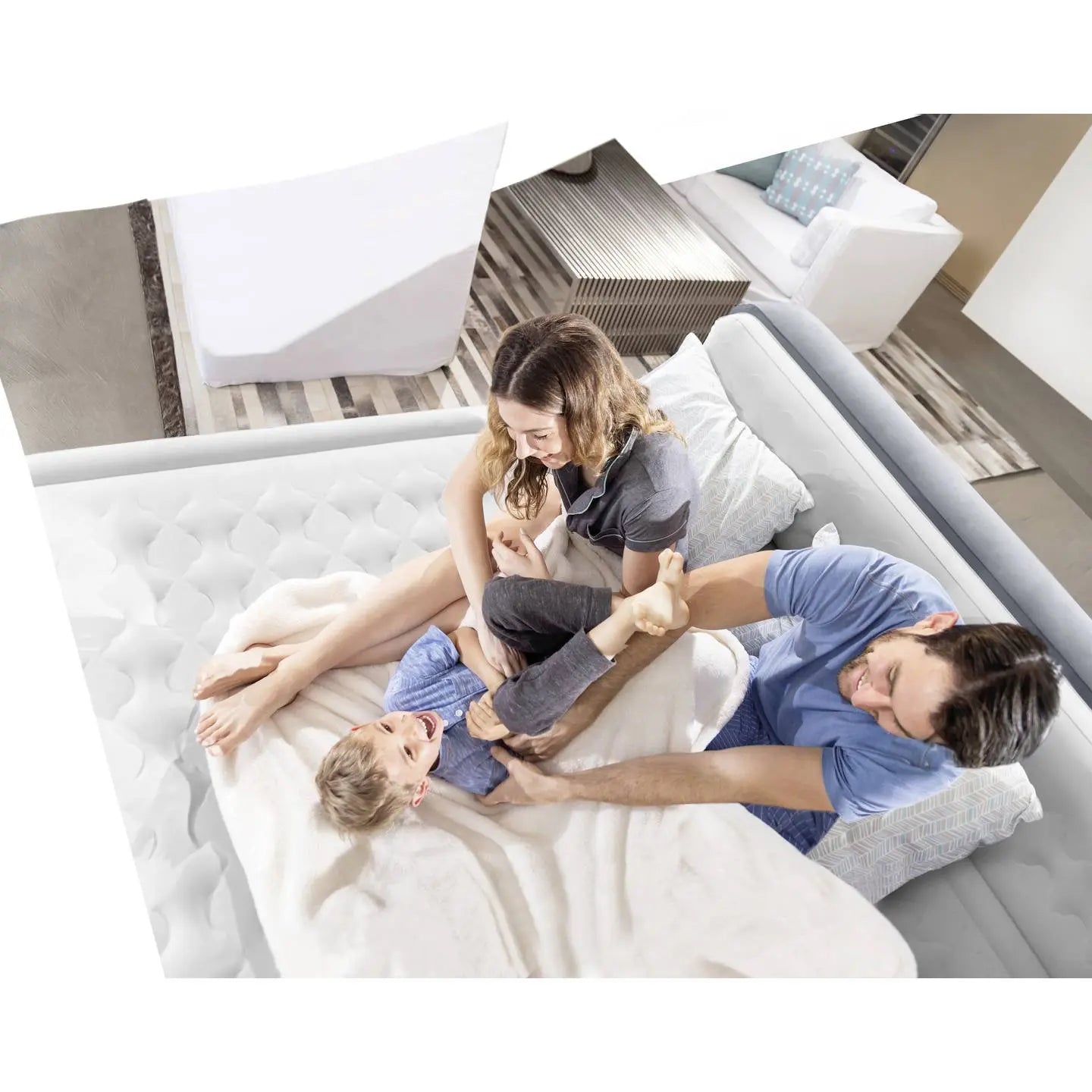 B-Ware Intex Luftbett Dura Beam Ultra Plush Headboard Mit 220 V Pumpe Queen Lufmatratze778 - 6941057422992