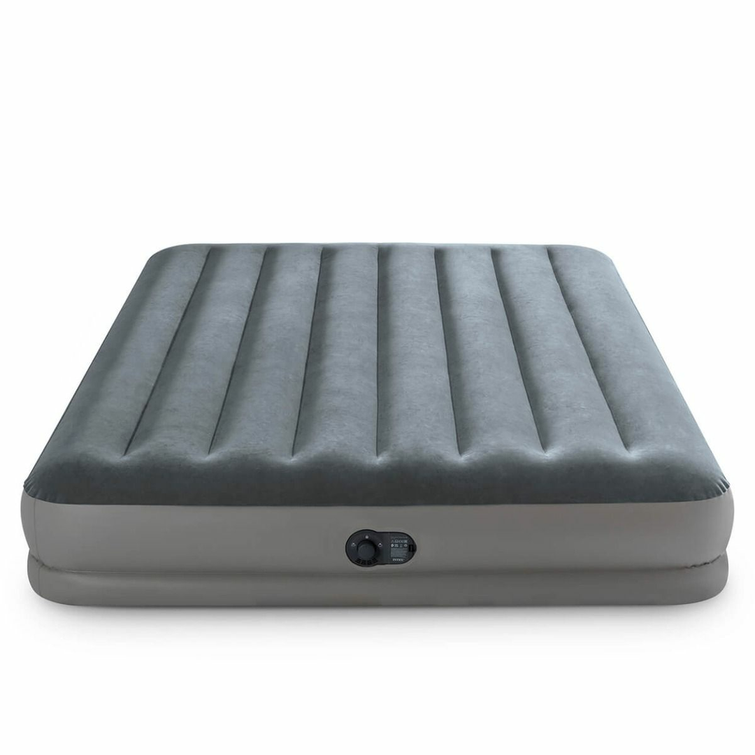 Intex Luftbett Dura Beam Prestige Mid Rise Queen Bett Grau 152 X 203 X 30 Cm B-Ware - 6941057421988