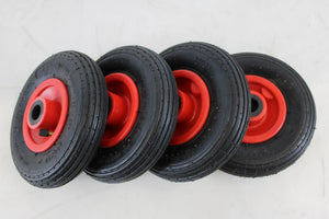 B-Ware Luftrad Mit Kunststofffelge Rad ø 200mm Rollengelagert Tk75kg 4 Stück 4er Set