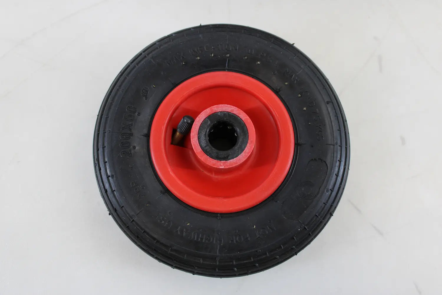 B-Ware Luftrad Mit Kunststofffelge Rad ø 200mm Rollengelagert Tk75kg 4 Stück 4er Set - 1
