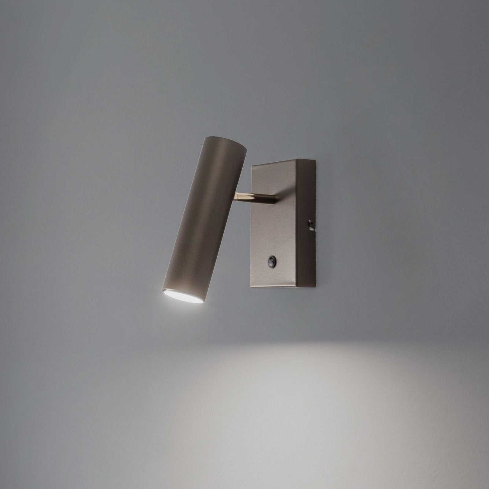 Luminex Axion Wandleuchte Wandlampe LED titan Stahl 1-flammig dimmbar GU10 - 5907812622497