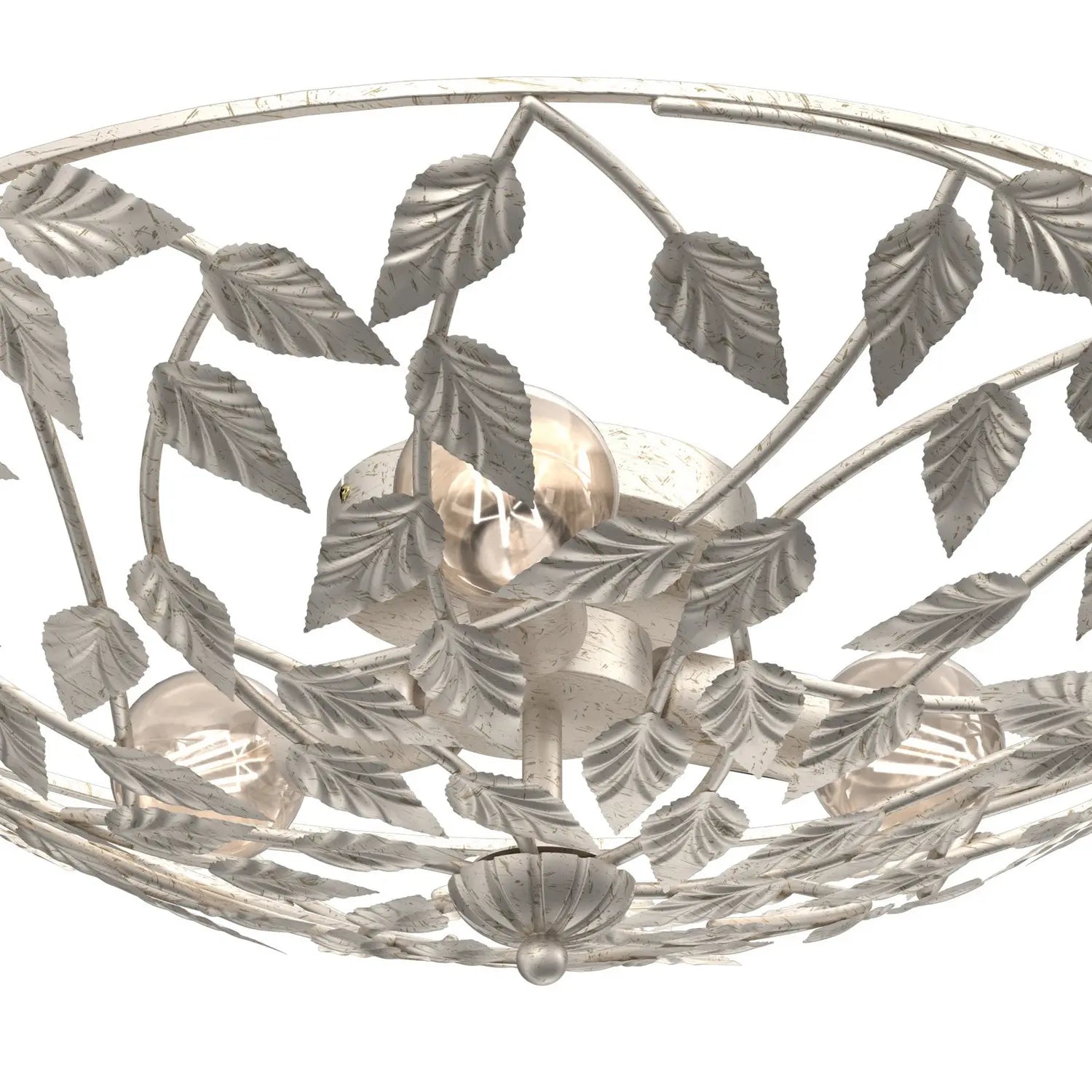 B-Ware Luminex Deckenleuchte Arion Lampe Creme Gold Patiniert ø 63 Cm Stahl Siehe Text - 5907565992410