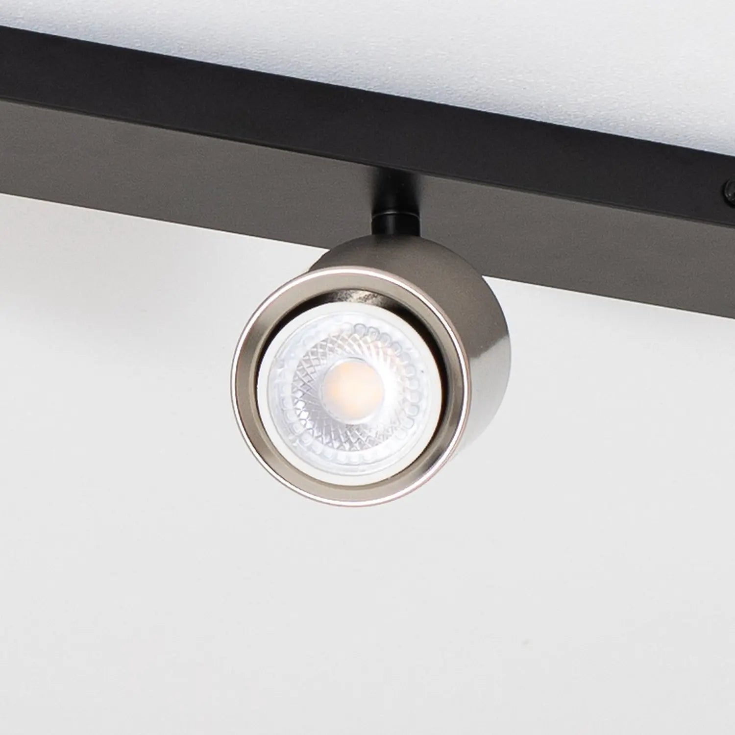 B-Ware Luminex Deckenstrahler Demia Deckenleuchte Lampe Schwarz Nickel Gu10 66cm Stahl - 5907565992373