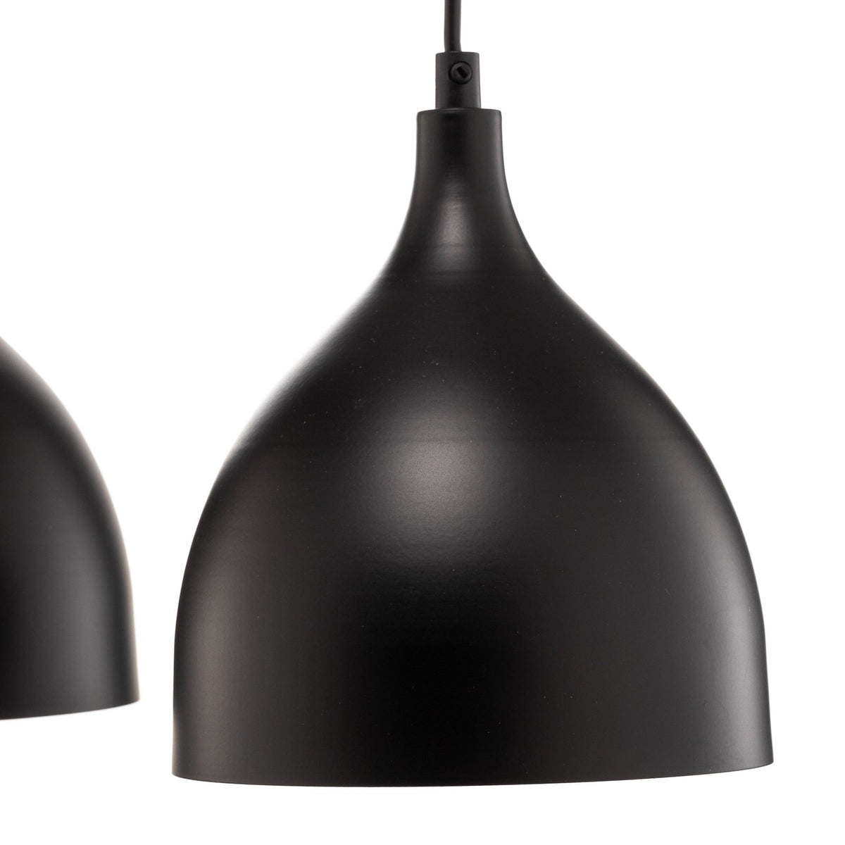 Luminex Hängeleuchte Pendelleuchte Nanu Deckenlampe vierflammig schwarz lang - 5907565918793