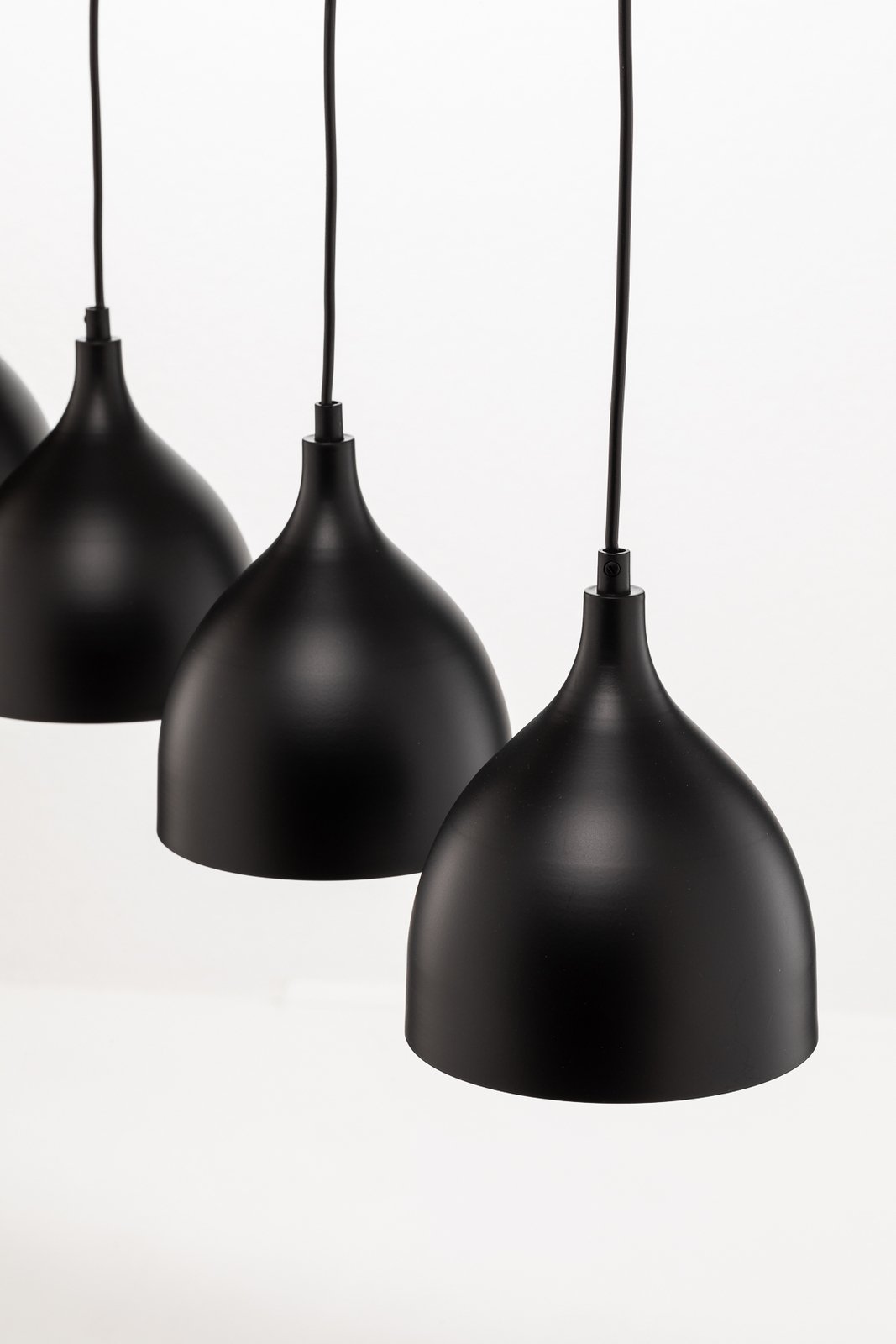 Luminex Hängeleuchte Pendelleuchte Nanu Deckenlampe vierflammig schwarz lang - 5907565918793
