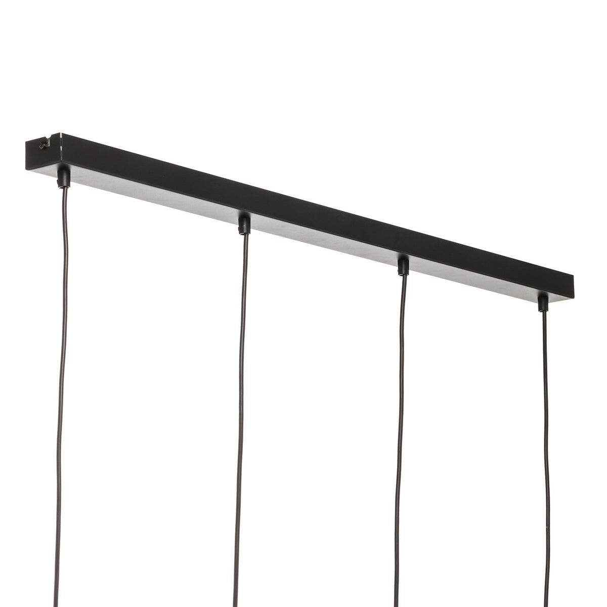 Luminex Hängeleuchte Pendelleuchte Nanu Deckenlampe vierflammig schwarz lang - 5907565918793