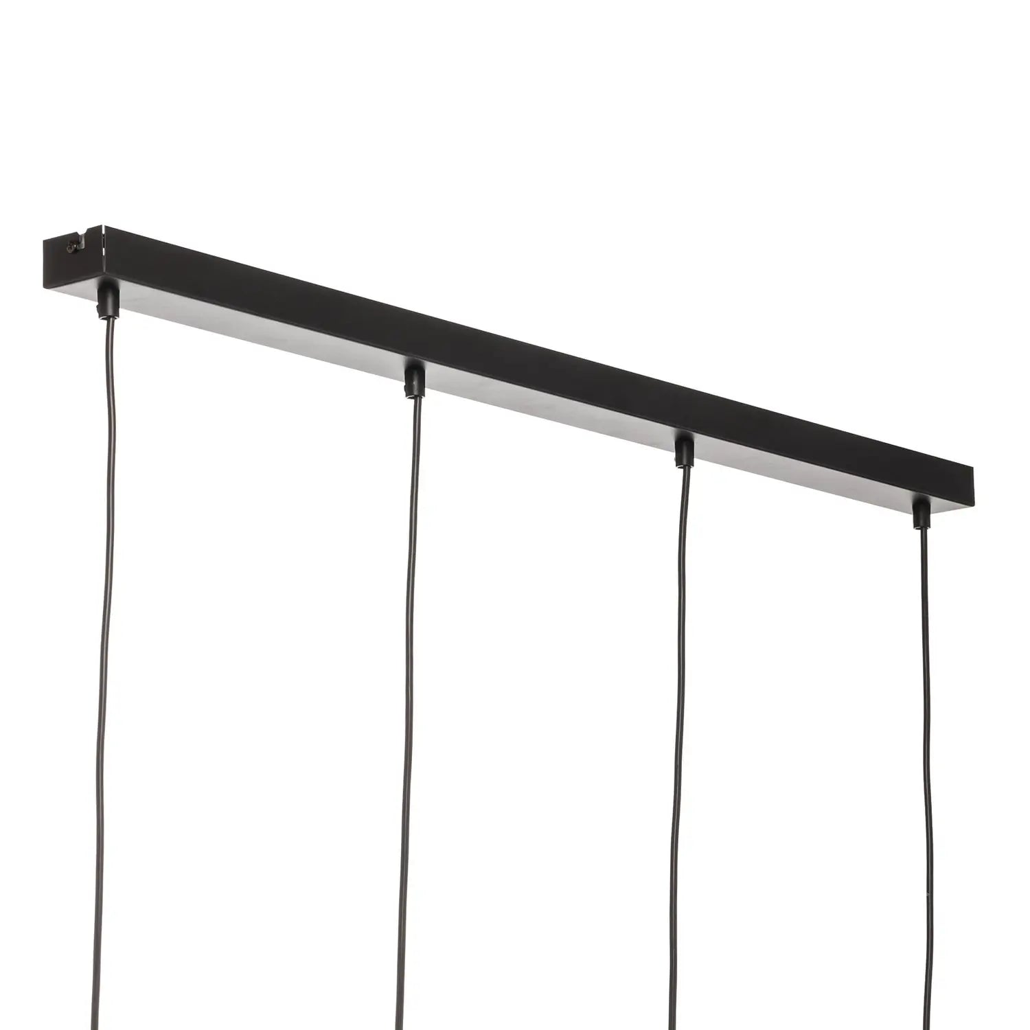 B-Ware Luminex Hängeleuchte Pendelleuchte Nanu Deckenlampe Vierflammig Schwarz Lang  - 5907565918793