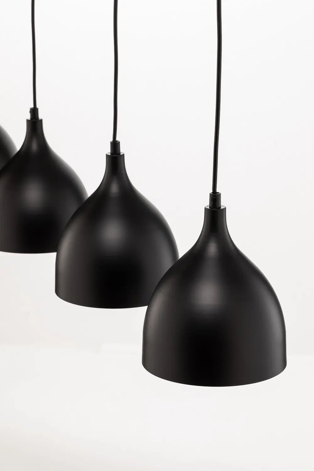 B-Ware Luminex Hängeleuchte Pendelleuchte Nanu Deckenlampe Vierflammig Schwarz Lang  - 5907565918793