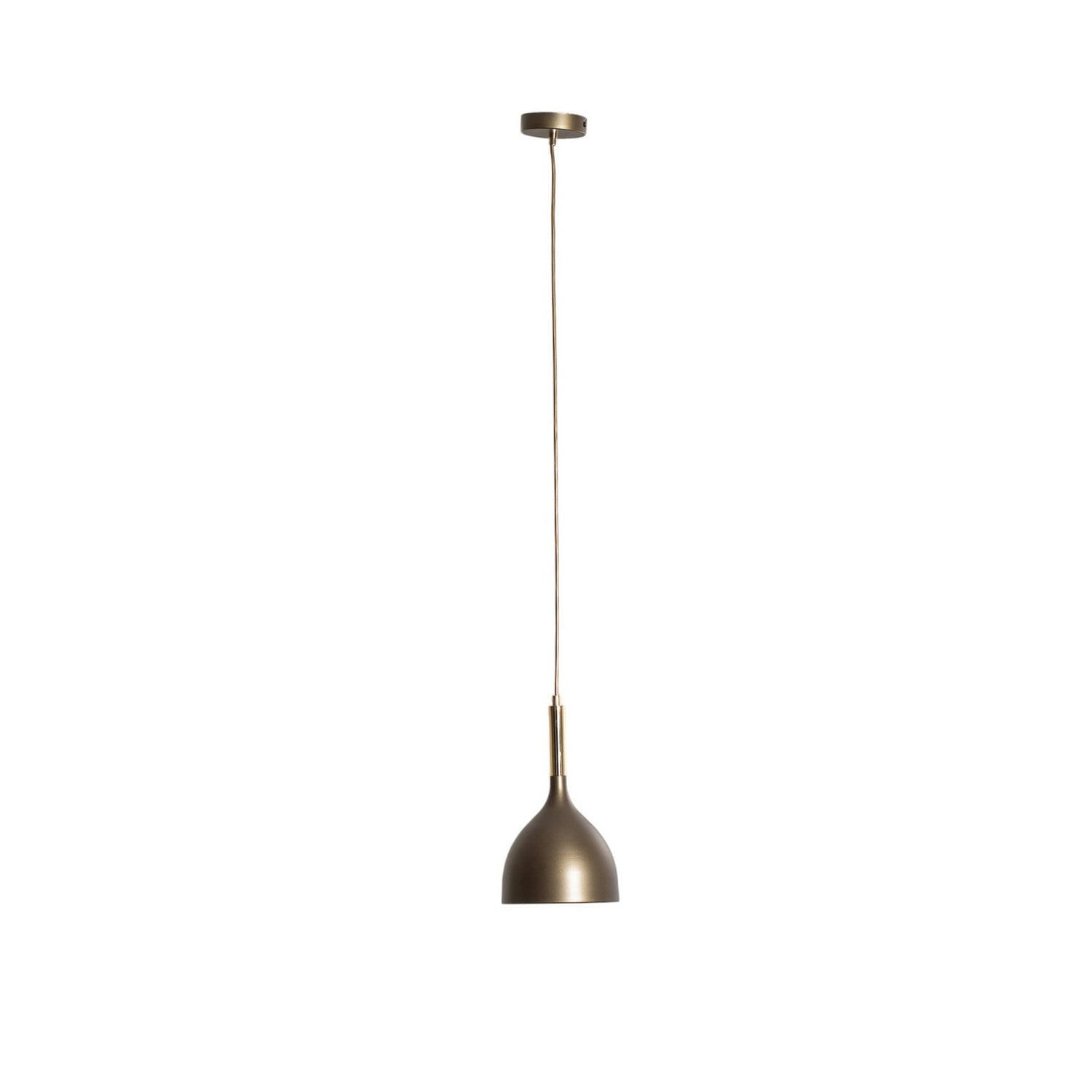 B-Ware Luminex Hängeleuchte Noak Pendelleuchte Deckenlampe Titan Gold Stahl E27 - 5907565940022