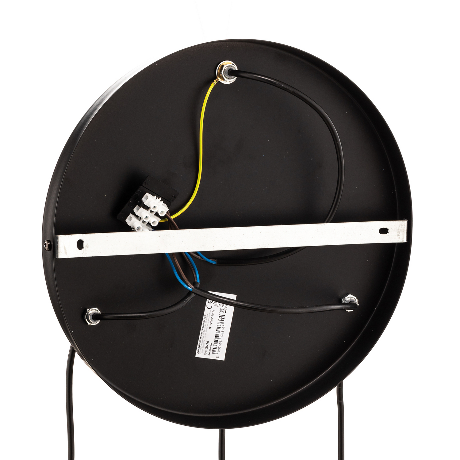 B-Ware Luminex Hängeleuchte Pendellampe Soho Zylindrisch Rund 3fl Blau Gold - 5907565935707