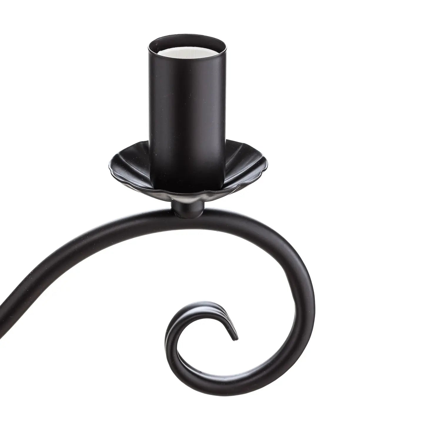 B-Ware Luminex Kronleuchter Deckenleuchte Mauro Leuchte Fünfflammig Schwarz Metall E14 - 5907565957815