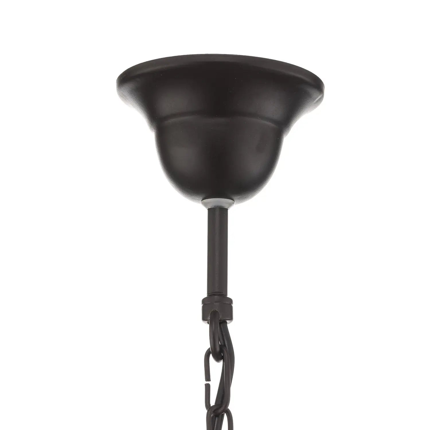 B-Ware Luminex Kronleuchter Deckenleuchte Mauro Leuchte Fünfflammig Schwarz Metall E14 - 5907565957815