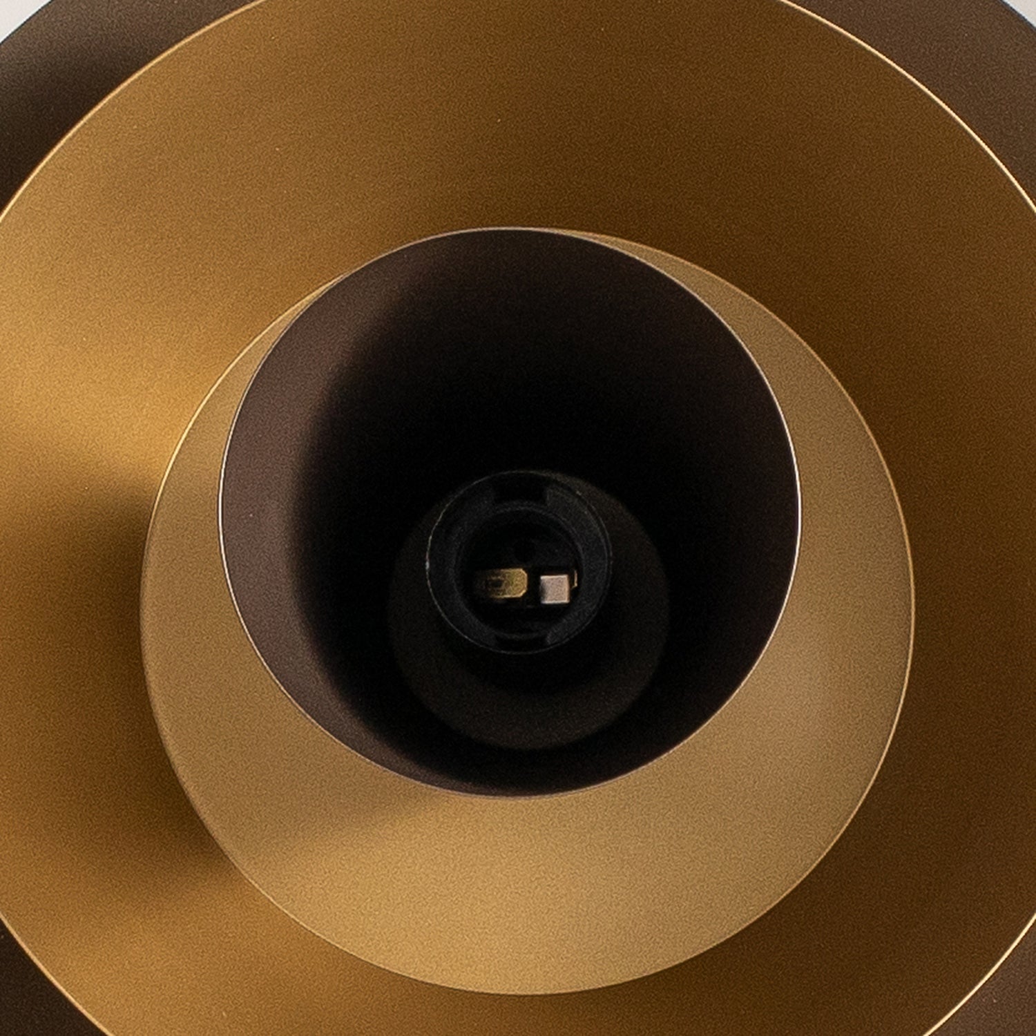 B-Ware Luminex Pendellampe Hängelampe Plato Titanfarben Goldfarben Stahl ø 34 Cm E27 - 5907565931709