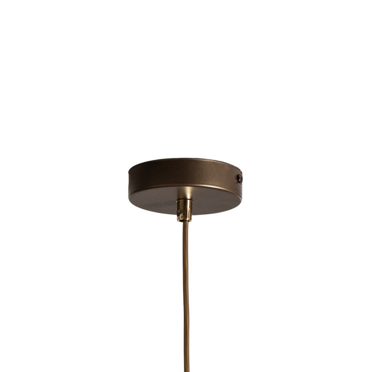 Luminex Pendellampe Hängelampe Plato titanfarben goldfarben Stahl Ø 34 cm E27 - 5907565931709