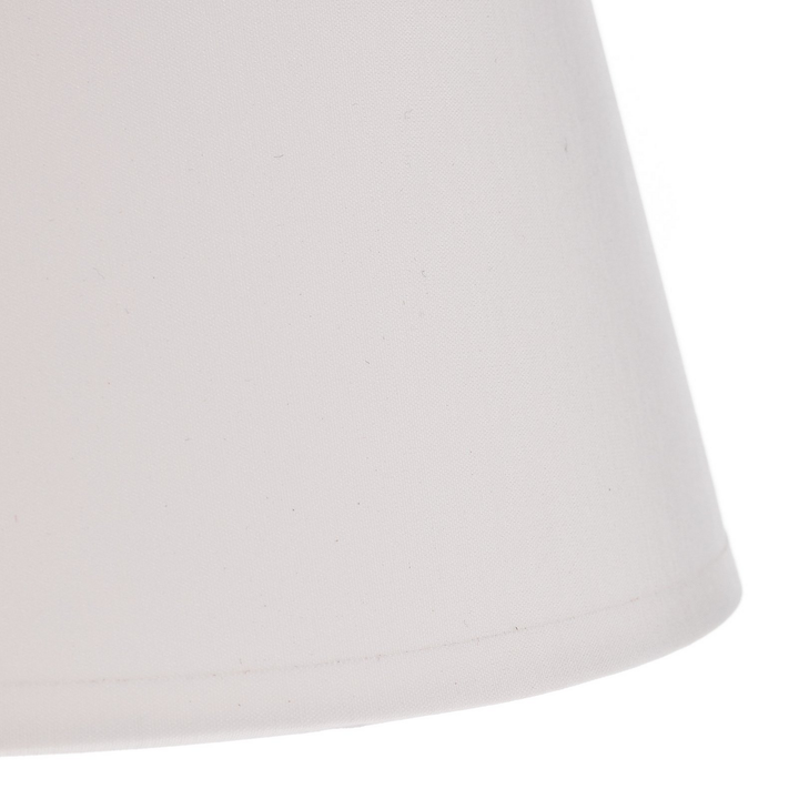 Luminex Soho Tischleuchte Lampe Leuchte E27 Konisch Weiß 33 Cm Metall Textil B-Ware - 5907565934380