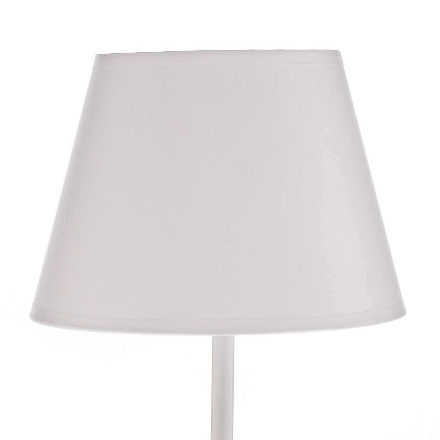 Luminex Soho Tischleuchte Lampe Leuchte E27 Konisch Weiß 33 Cm Metall Textil B-Ware - 5907565934380