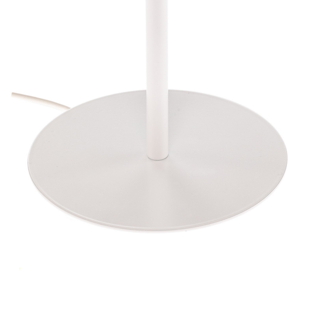 Luminex Soho Tischleuchte Lampe Leuchte E27 Konisch Weiß 33 Cm Metall Textil B-Ware - 5907565934380