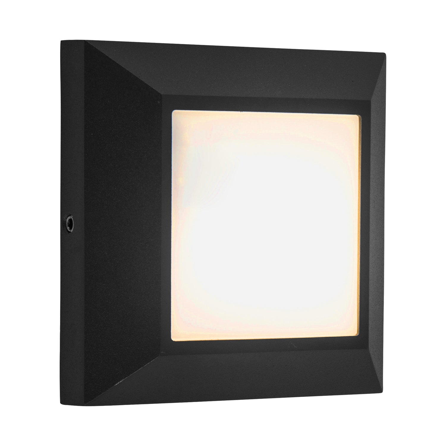 B-Ware Lutec Außenwandlampe Wandleuchte Led Helena Schwarz Matt Aluminium Kunststoff - 6939412014449