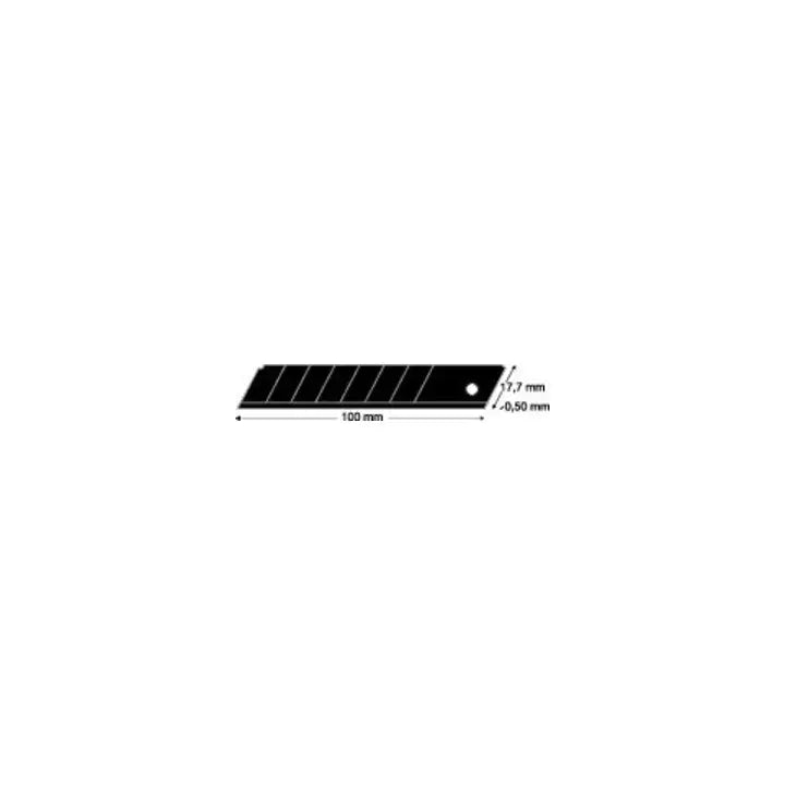 B-Ware Lutz Blades Abbrechklinge Cutterklinge Schwarz 18mm Klinge Spender 50 Stück - 4030884700266