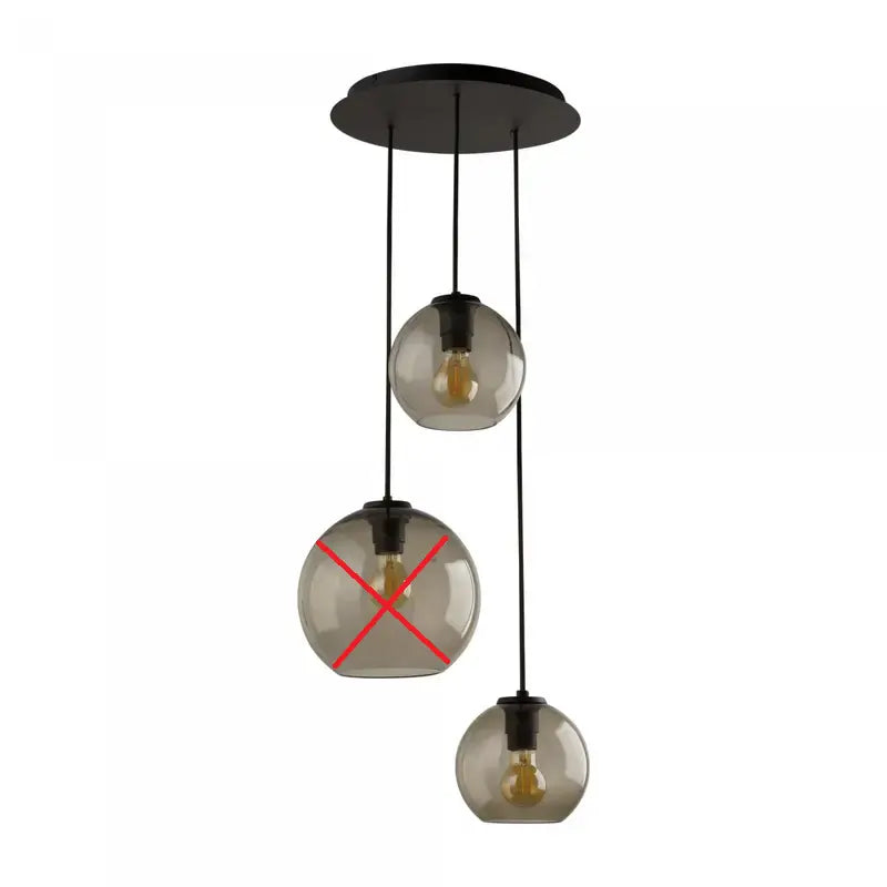B-Ware Lyora 3 Flammige Hängelampe Glas Vetro Pendelleuchte Siehe Text/Foto - 5903139764193