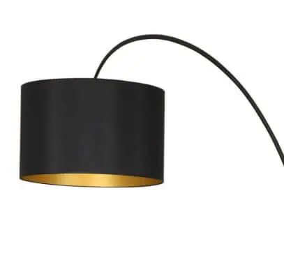 Lyora Alice Schwarze Bogenlampe Stehlampe Stehleuchte Lampe Leuchte Licht B-Ware