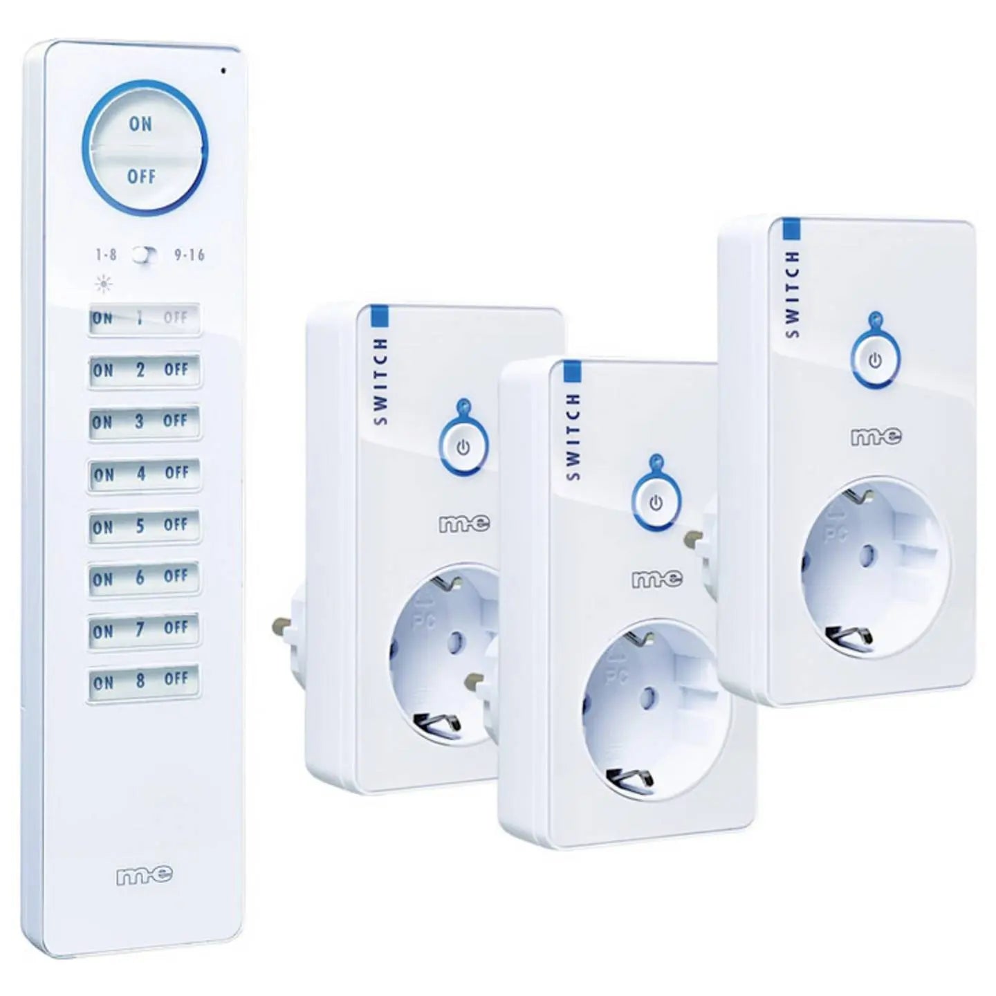 B-Ware M E Modern Electronics Funk Signalgerät Fernbedienung Schalter System Cuveo Weiß - 4250109171491