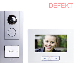 D-Ware M E Vistus Vd Alu 6710 A Video Türsprechanlage Set Kabel 3.5 Z Defektware