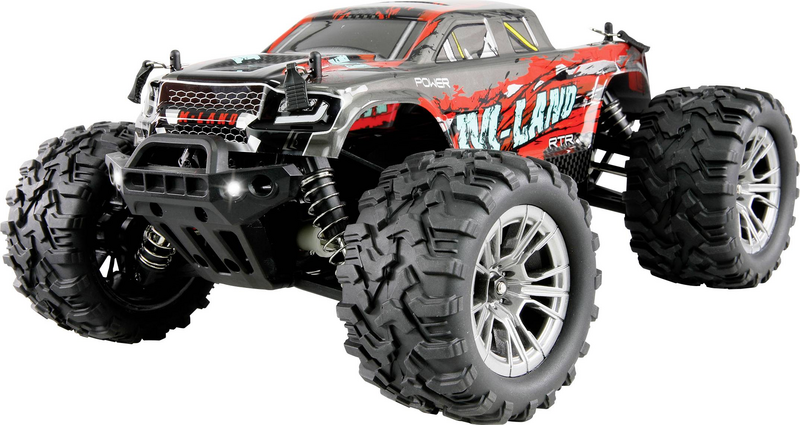 C-Ware Amewi M Land Rot Brushed 1:16 Rc Modellauto Elektro Monstertruck Siehe Text/F420 - 4260768517295