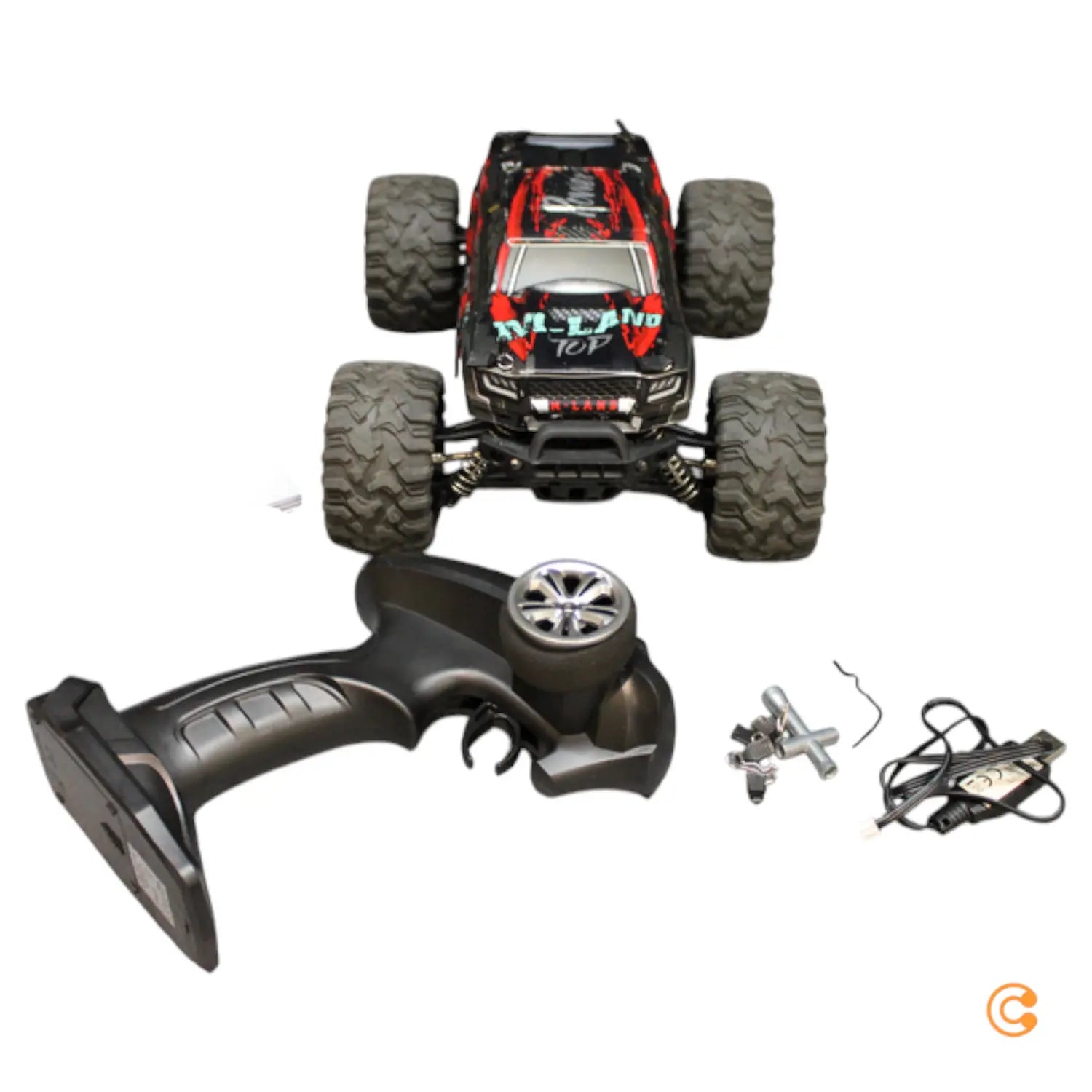 B-Ware Amewi M Land Rot Brushed 1:16 Rc Einsteiger Modellauto Elektro Siehe Text/Foto - 4260768517295