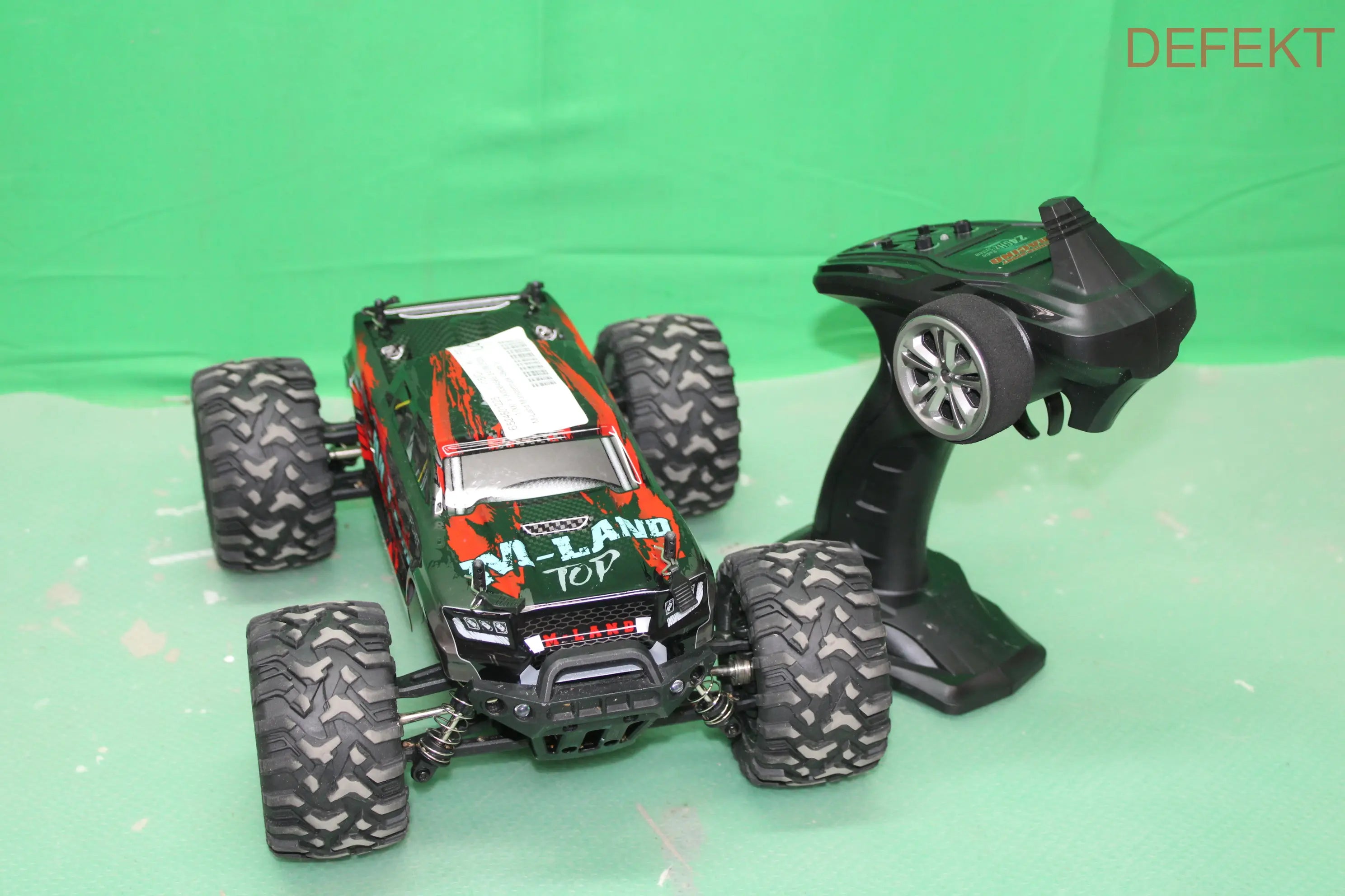 D-Ware Amewi M Land Rot Brushed 1:16 Rc Modellauto Elektro Monstertruck Defektware - 4260768517295