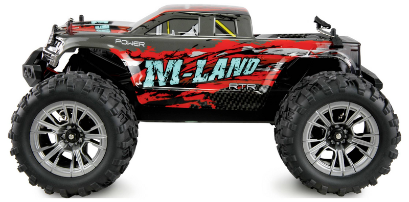 C-Ware Amewi M Land Rot Brushed 1:16 Rc Modellauto Elektro Monstertruck Siehe Text/F420 - 4260768517295