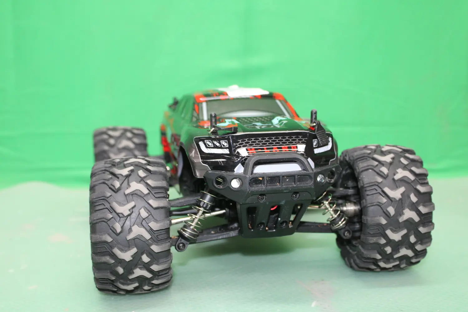 D-Ware Amewi M Land Rot Brushed 1:16 Rc Modellauto Elektro Monstertruck Defektware - 4260768517295