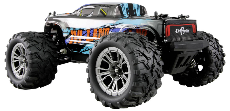 D-Ware Amewi M Land Blau Brushed 1:16 Rc Modellauto Elektro Monstertruck Defektware - 4260768517301