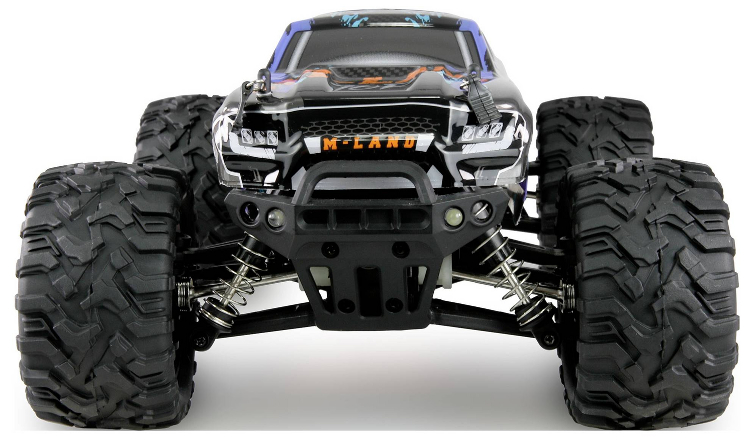 D-Ware Amewi M Land Blau Brushed 1:16 Rc Modellauto Elektro Monstertruck Defektware - 4260768517301