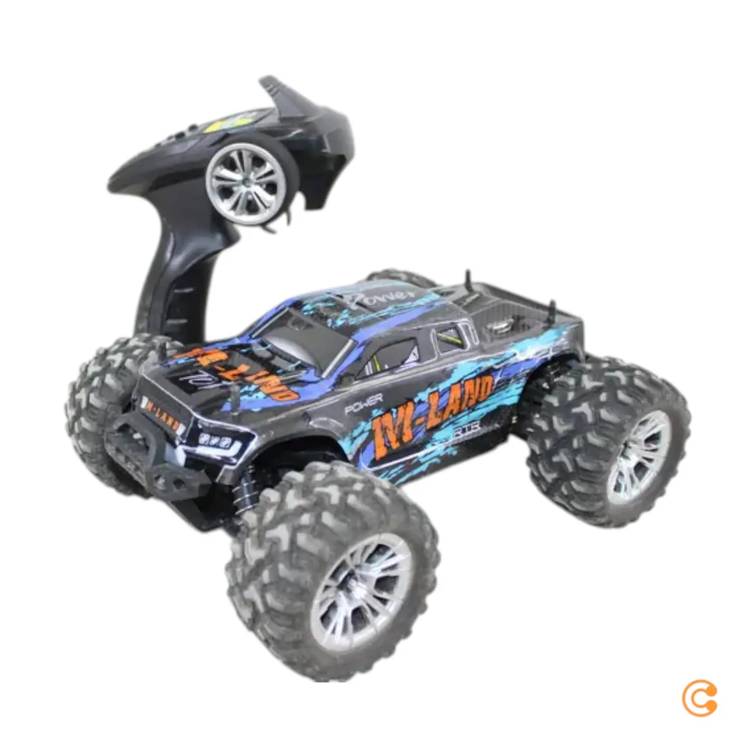 C-Ware Amewi M Land Blau Brushed 1:16 Rc Modellauto Elektro Monstertruck Siehe Text/Foto - 4260768517301