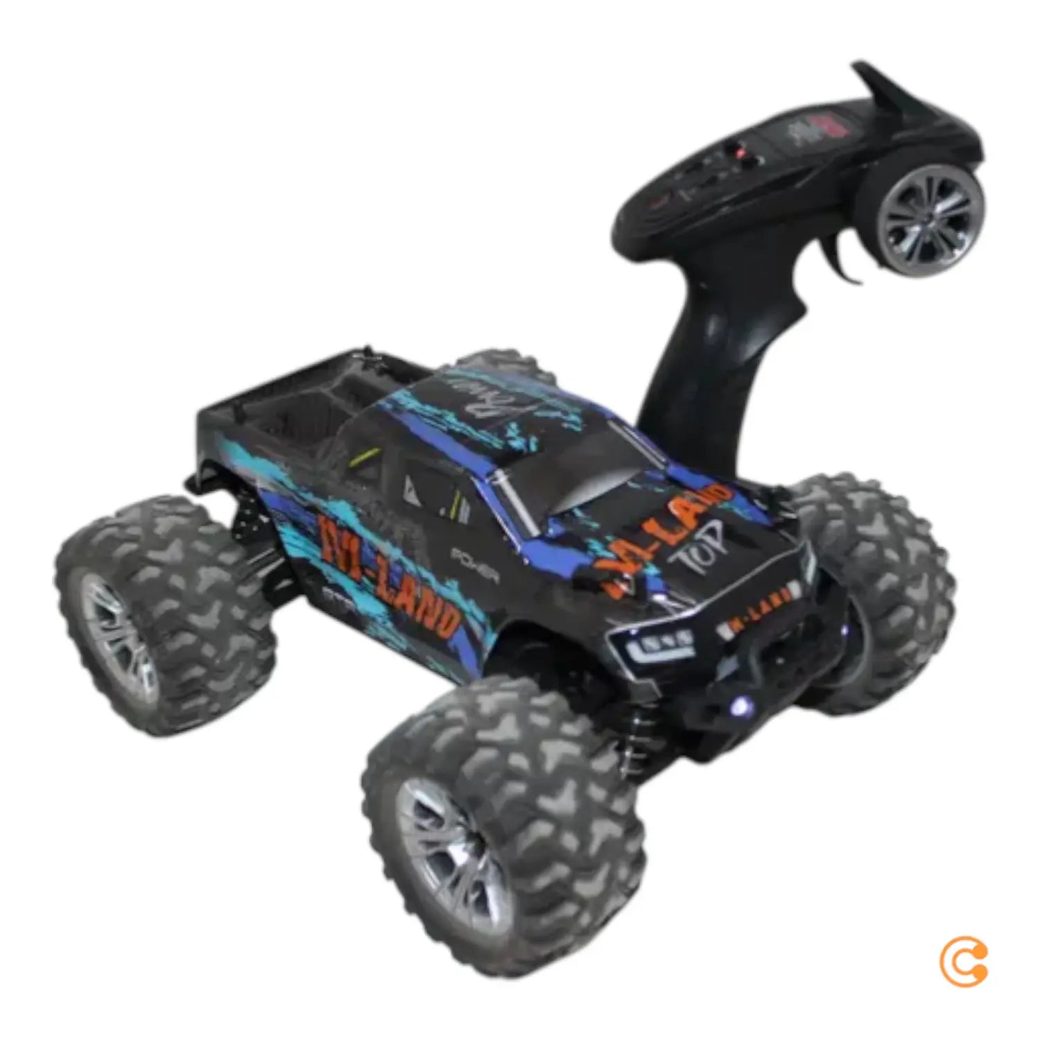 B-Ware Amewi M Land Blau Brushed 1:16 Rc Einsteiger Modellauto Elektro Siehe Text/Foto - 4260768517301