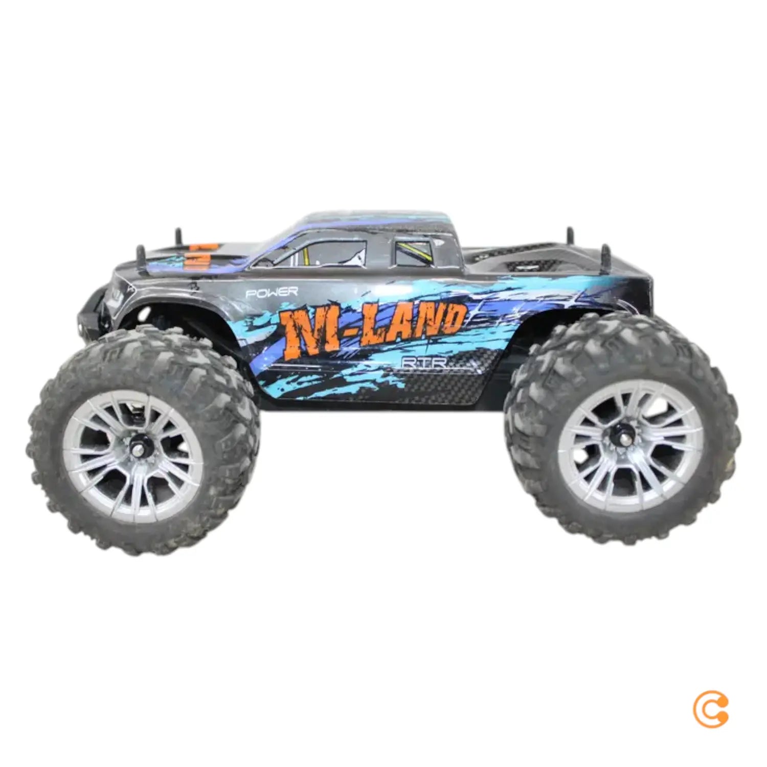 C-Ware Amewi M Land Blau Brushed 1:16 Rc Modellauto Elektro Monstertruck Siehe Text/Foto - 4260768517301