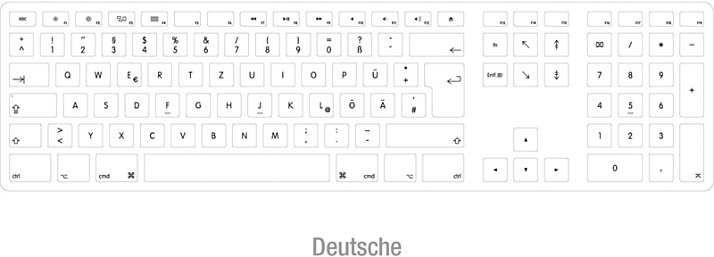 B-Ware Mac Land Matias Mt1003 Al Usb Tastatur Deutsch Qwertz Mac Aluminium Usb Anschluss - 833742005480