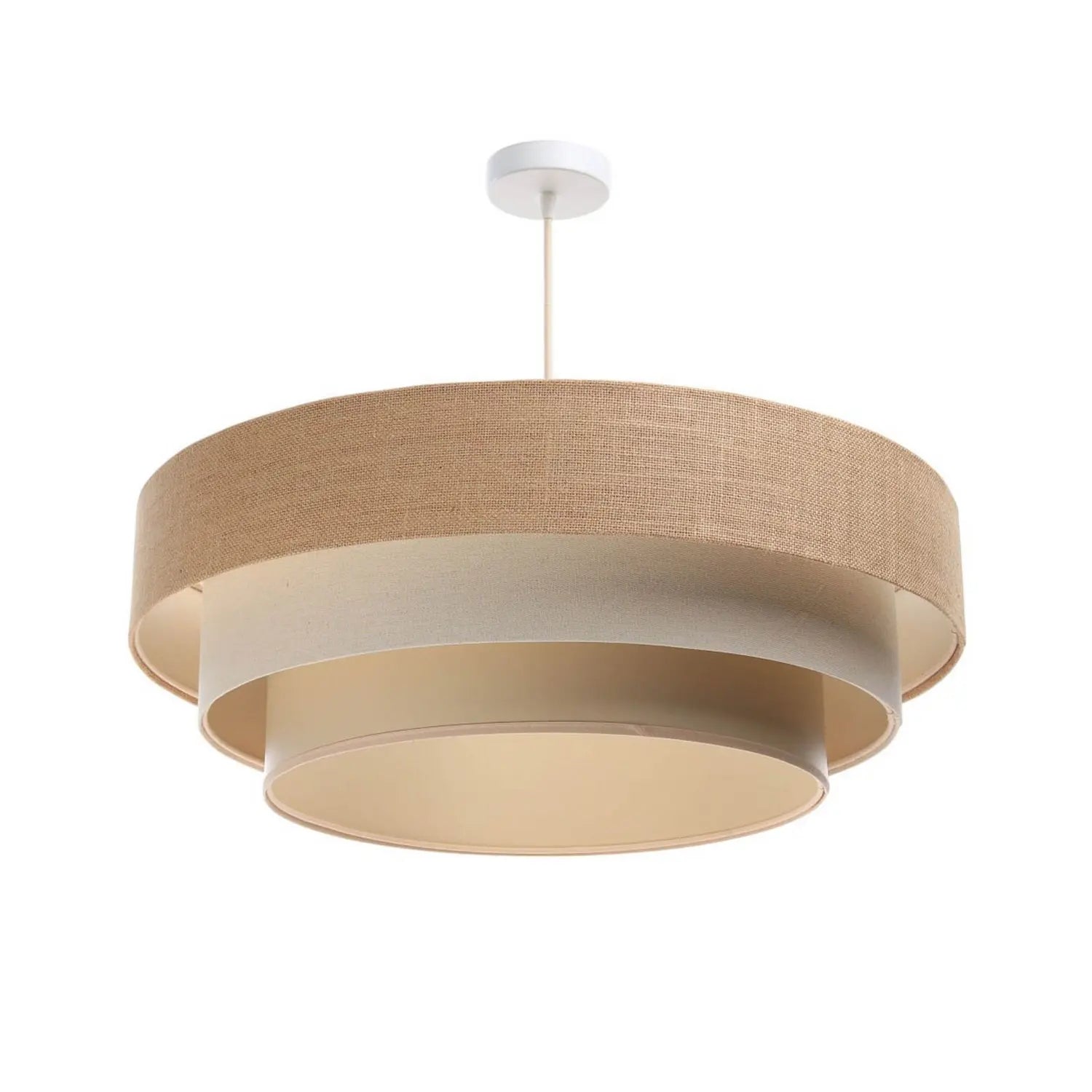 B-Ware Maco Design Hängeleuchte Pendelleuchte Jute Creme Beige Boho Lampe Deckenlampe - 5906742015409