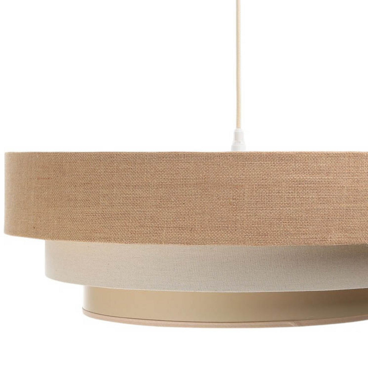 Maco Design Hängeleuchte Pendelleuchte Jute creme beige Boho Lampe Deckenlampe - 5906742015409