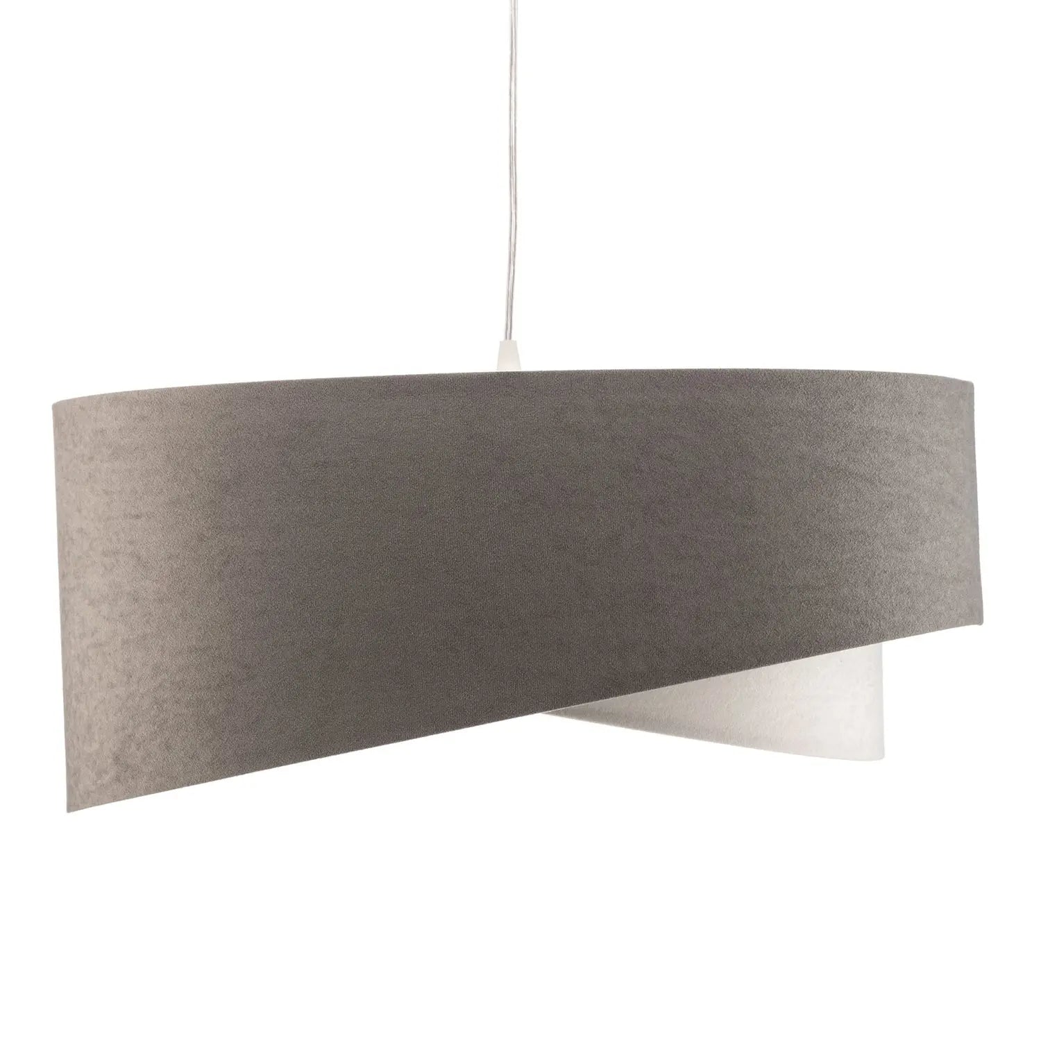 B-Ware Maco Design Pendellampe Hängelampe Vivien Lampe Grau Weiß Silber Dreifarbig - 5906742041811