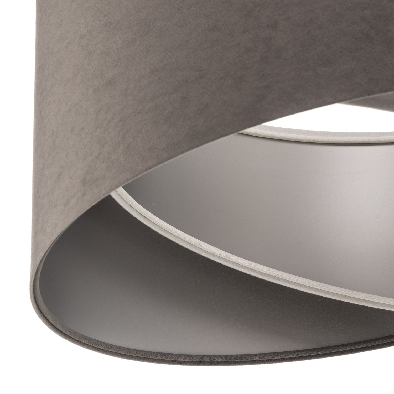 B-Ware Maco Design Pendellampe Hängelampe Vivien Lampe Grau Weiß Silber Dreifarbig - 5906742041811