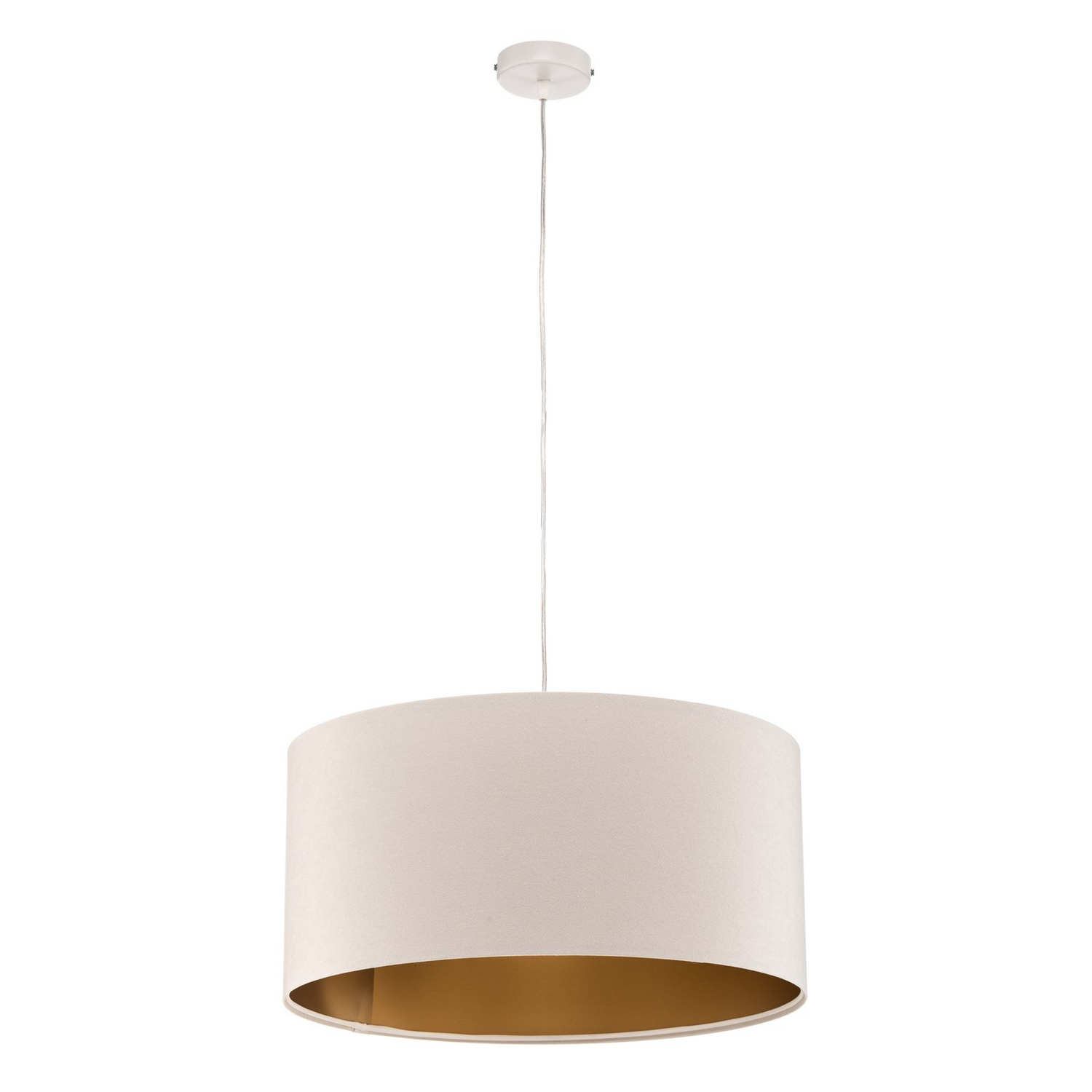 B-Ware Maco Design Salina Pendelleuchte Hängelampe Lampe Weiß Gold ø 50cm E27 Leuchte