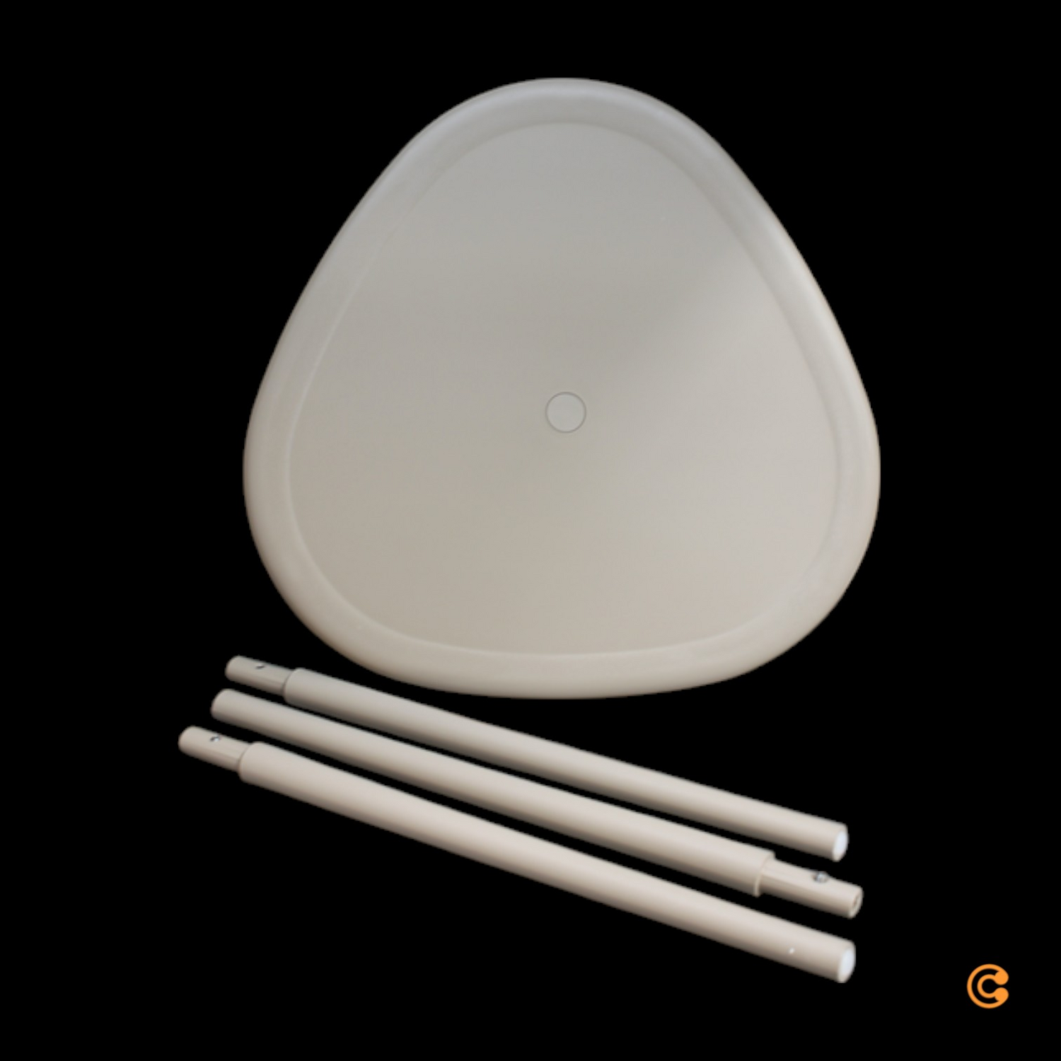 B-Ware Magis Tisch Outdoor Air Table Gartentisch Dreieckig Polypropylen Siehe Text/Foto - 8058772364235