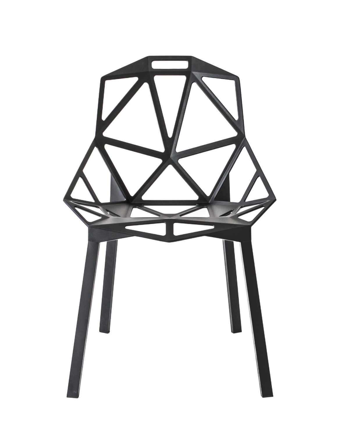 B-Ware Magis Chair One Stapelstuhl Esszimmerstuhl Stuhl Gartenstuhl Balkonstuhl Schwarz - 28051764845525