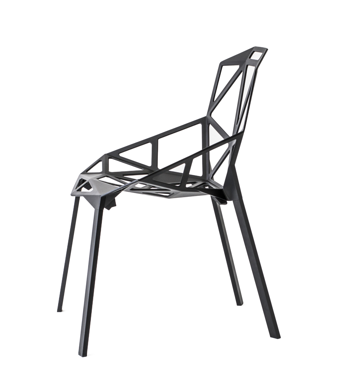 B-Ware Magis Chair One Stapelstuhl Esszimmerstuhl Stuhl Gartenstuhl Balkonstuhl Schwarz - 28051764845525