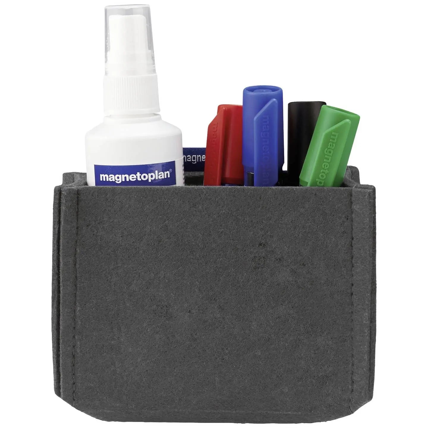 B-Ware Magneto Tray Stiftehalter Köcher Magnet Grau Whiteboard Halter Polyester 2 Stück - 4013695062990