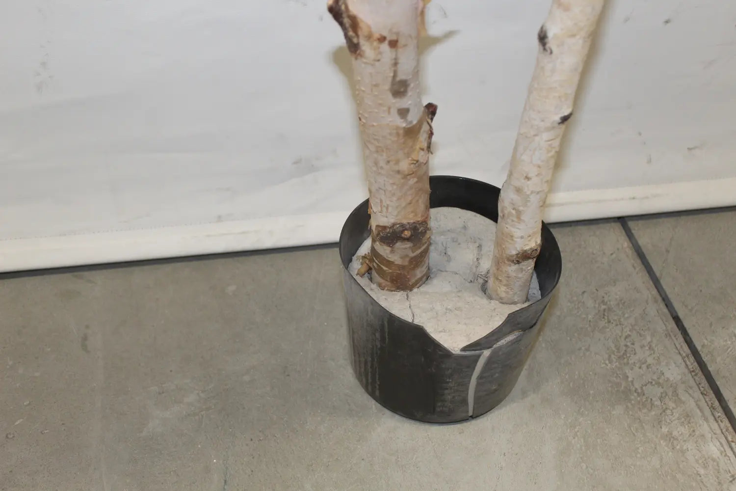 B-Ware Maia Shop Künstliche 2 Baumkronen Ficus Kunstpflanze Dekoration Siehe Text/Foto - 8435240504483